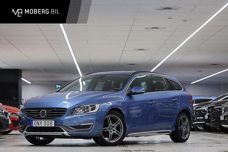 Blå Begagnad 2015 Volvo V60 Momentum Kombi | 159 900 kr (Marknadspris) - Bild 1/2