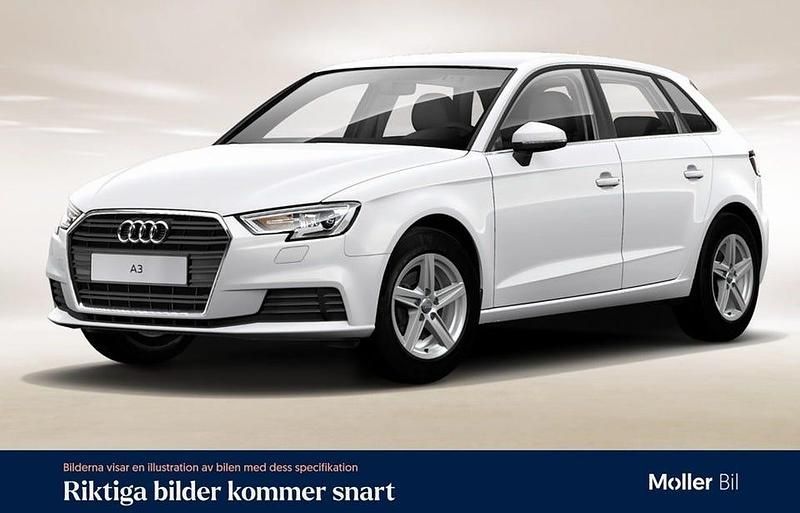 Ibisvit Begagnad 2018 Audi A3 Sportback Proline Halvkombi | 159 900 kr (Marknadspris) - Bild 1/4