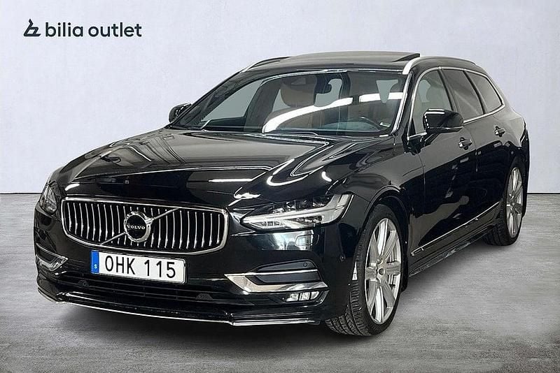Begagnad Volvo V90 Inscription 235 HK (172 kW) 2016 Svart Kombi