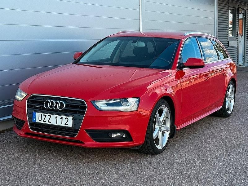 Röd Begagnad 2012 Audi A4 Kombi | 109 900 kr (Marknadspris) - Bild 1/4