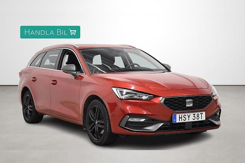 Begagnad Seat Leon FR 150 HK (110 kW) 2021 Röd Kombi