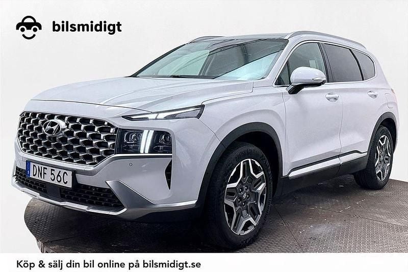 Vit Begagnad 2021 Hyundai Santa Fe Advanced SUV | 339 900 kr (Marknadspris) - Bild 1/3