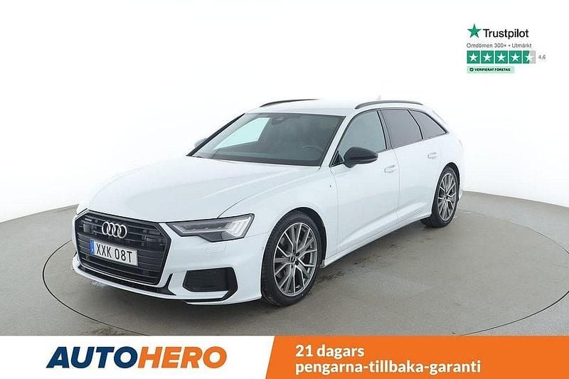 Vit Begagnad 2021 Audi A6 S-Line Kombi | 394 000 kr (Dyr) - Bild 1/4