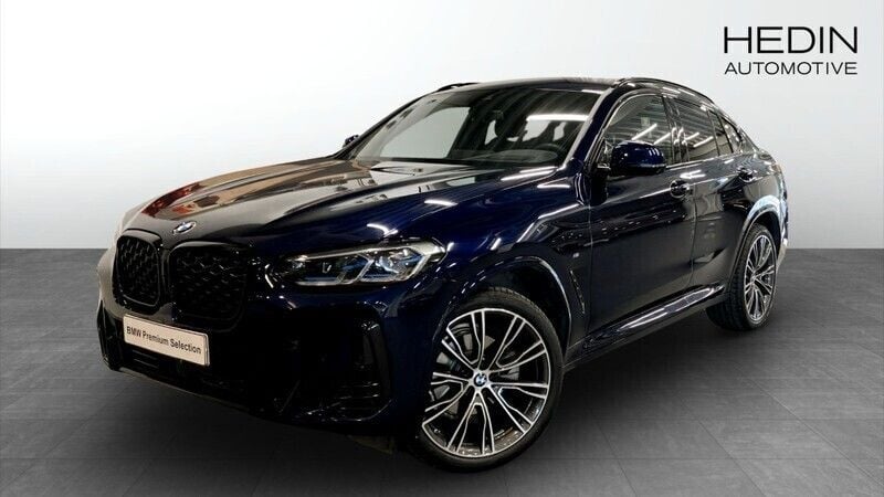Blå (blue) Begagnad 2024 BMW X4 M Sport SUV | 628 700 kr (Marknadspris) - Bild 1/4