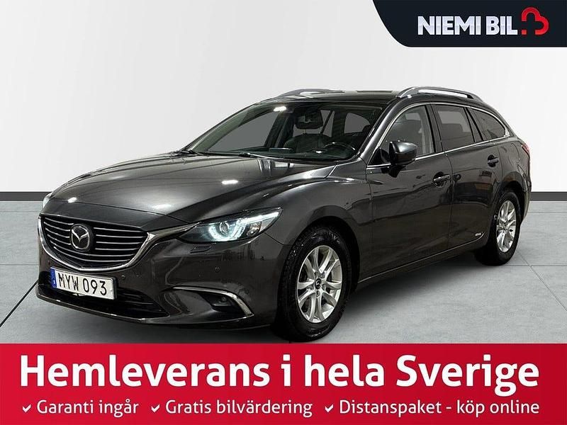 Grå Begagnad 2016 Mazda 6 Kombi | 169 900 kr (Lite dyr) - Bild 1/3