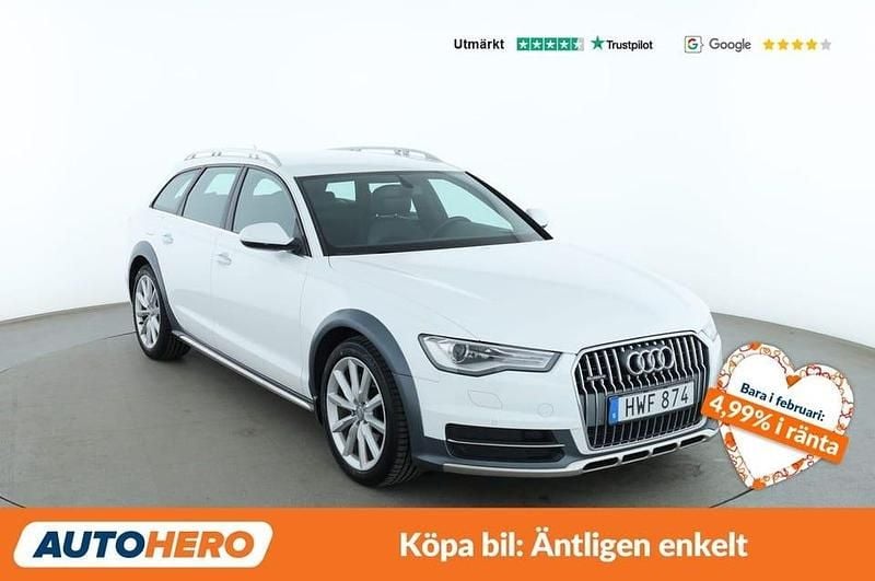 Begagnad Audi A6 Allroad Sport 220 HK (161 kW) 2015 Vit Kombi