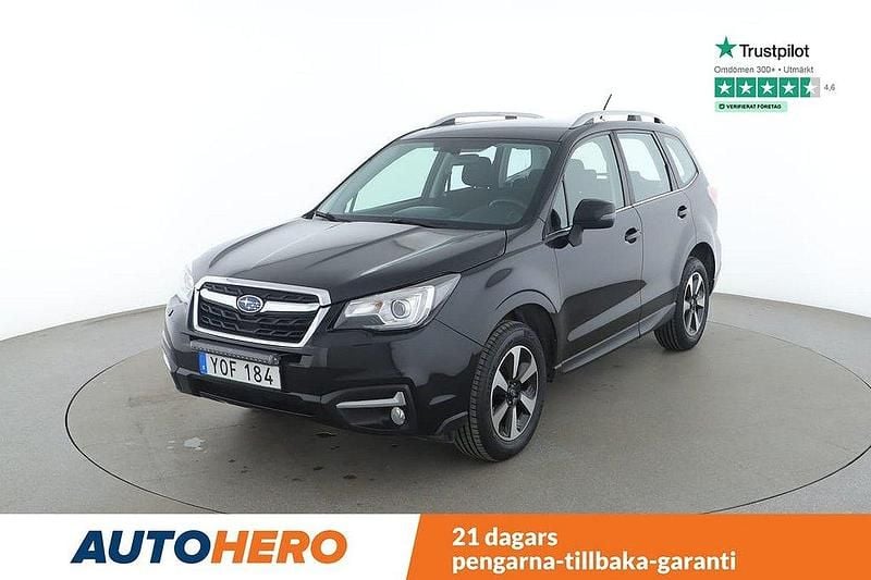 Svart Begagnad 2017 Subaru Forester SUV | 189 000 kr (Marknadspris) - Bild 1/4