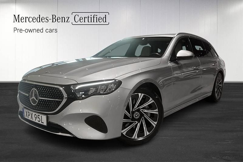 Silver Begagnad 2024 Mercedes E300 Avantgarde Kombi | 549 900 kr - Bild 1/4