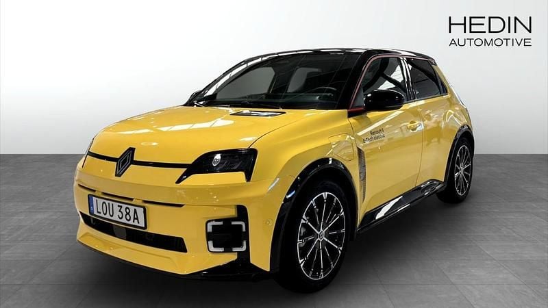 Gul (yellow) Begagnad 2025 Renault R5 Iconic Halvkombi | 384 900 kr - Bild 1/4