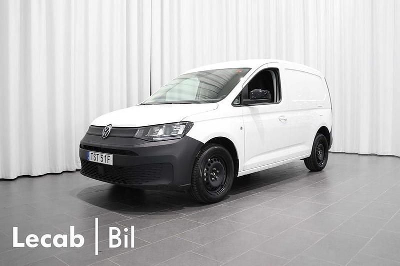 Vit (candyvit) Begagnad 2024 VW Caddy Minibuss | 234 500 kr (Bra pris) - Bild 1/4