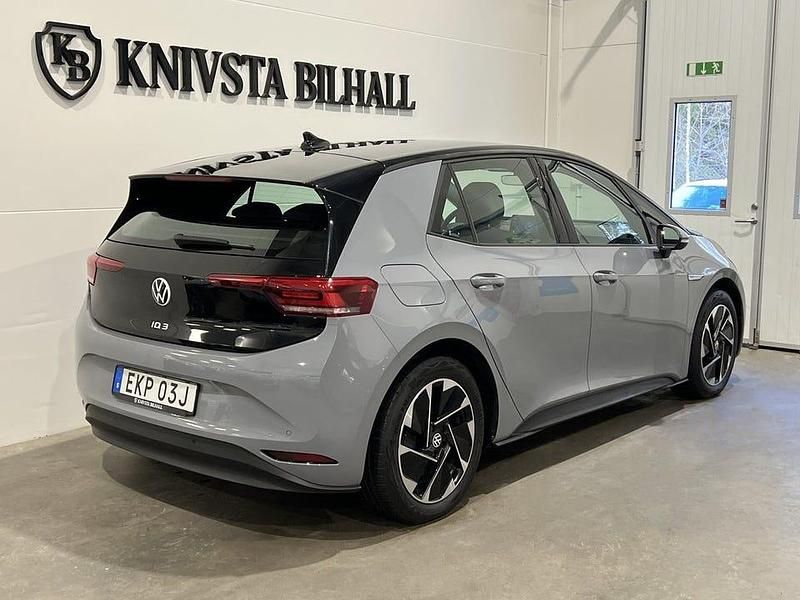 Begagnad VW ID.3 Pro Performance 150 kW (204 HK) 2020 Grå Halvkombi