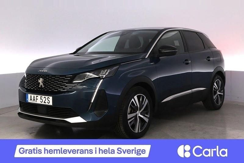 Blå Begagnad 2022 Peugeot 3008 Allure SUV | 260 900 kr (Bra pris) - Bild 1/4