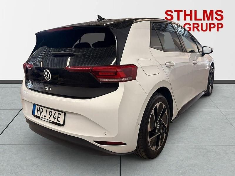 Begagnad VW ID.3 Pro Performance 150 kW (204 HK) 2022 Vit Halvkombi