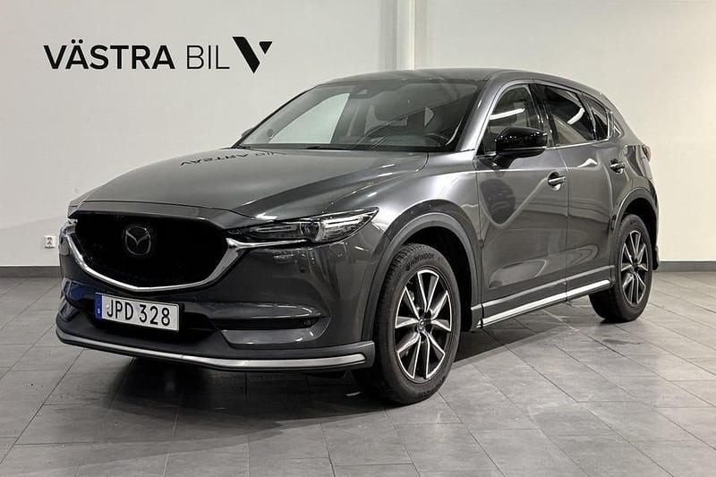 Grå Begagnad 2018 Mazda CX-5 Optimum SUV | 224 900 kr (Marknadspris) - Bild 1/4