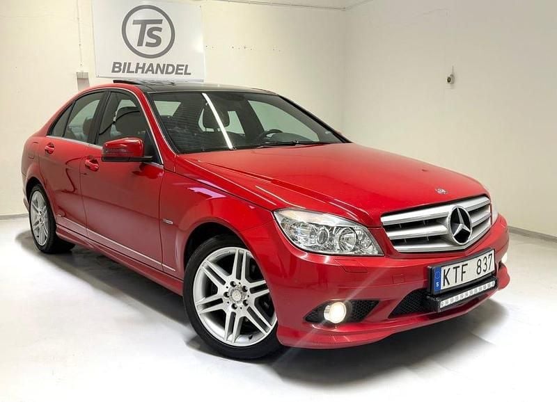 Begagnad Mercedes C180 AMG 156 HK (114 kW) 2010 Röd