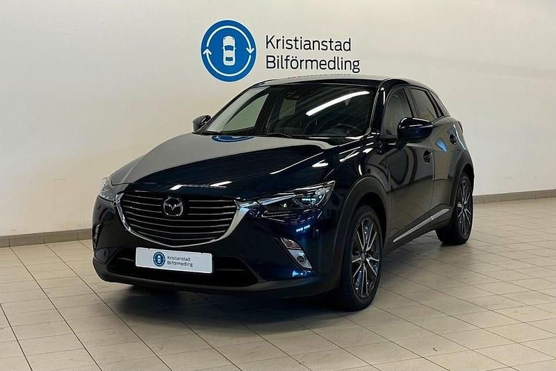 Begagnad Mazda CX-3 Optimum 150 HK (110 kW) 2016 Blå SUV
