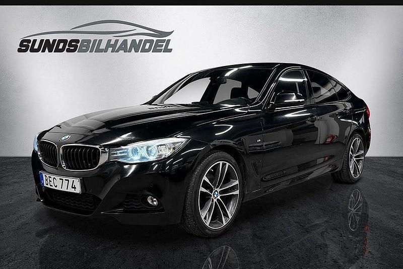 Svart Begagnad 2016 BMW 320 Gran Turismo M Sport Halvkombi | 139 900 kr (Bra pris) - Bild 1/4