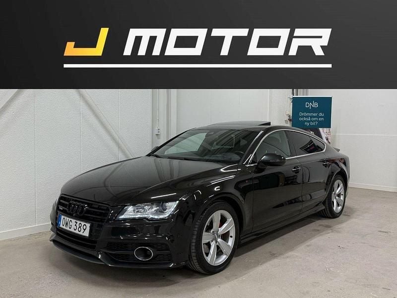 Svart Begagnad 2013 Audi A7 S-Line Halvkombi | 199 900 kr (Superpris) - Bild 1/4