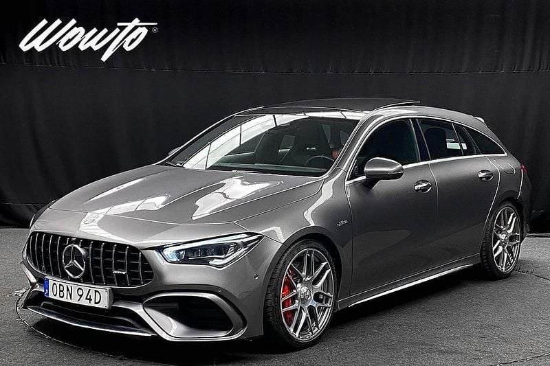 Grå Begagnad 2020 Mercedes CLA45 AMG Shooting Brake AMG Kombi | 479 800 kr - Bild 1/3
