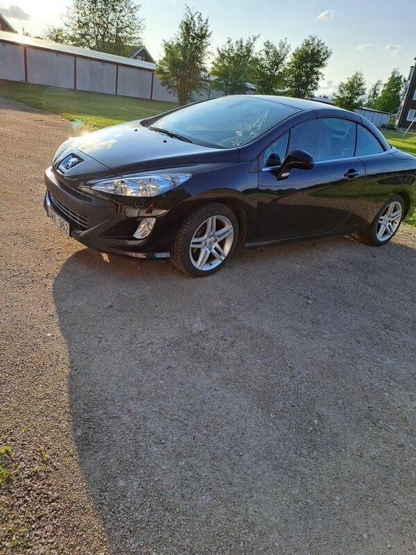 Svart Begagnad 2009 Peugeot 308 CC Cab | 60 000 kr - Bild 1/2