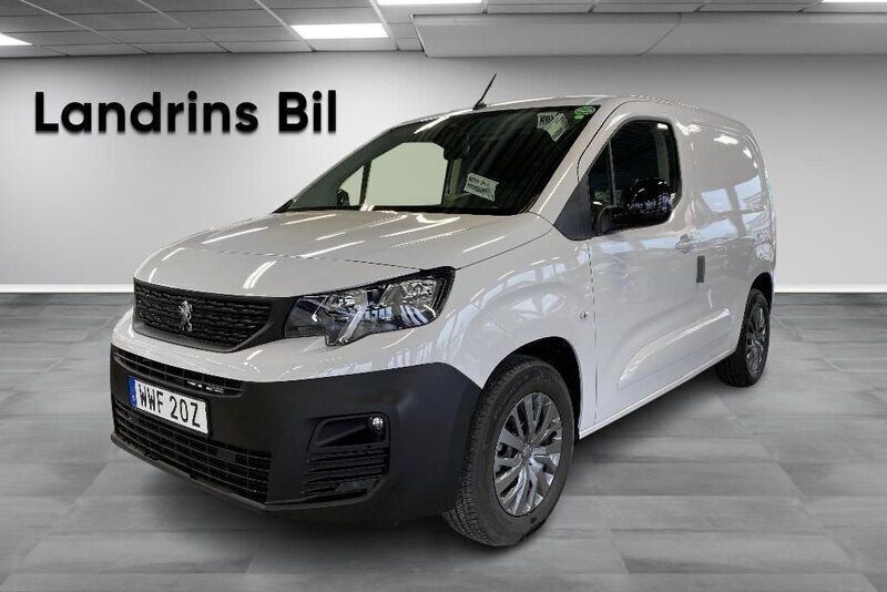 Vit Ny 2024 Peugeot E-Partner Minibuss | 389 900 kr (Bra pris) - Bild 1/4