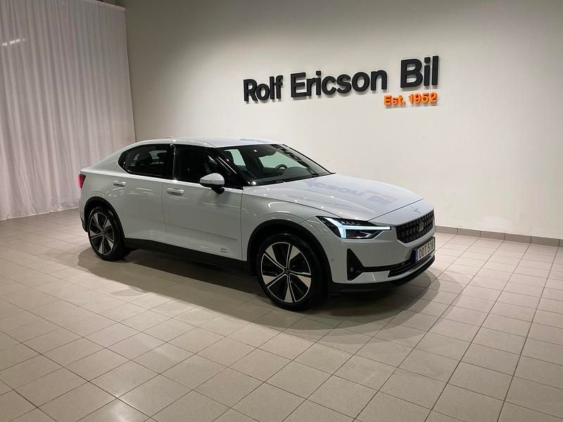 Silver Begagnad 2023 Polestar 2 Long Range Single Motor Halvkombi | 339 500 kr (Marknadspris) - Bild 1/4