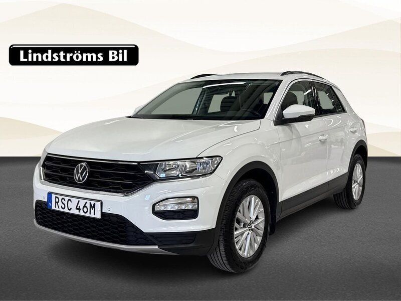 Vit Begagnad 2021 VW T-Roc SUV | 219 900 kr (Marknadspris) - Bild 1/3