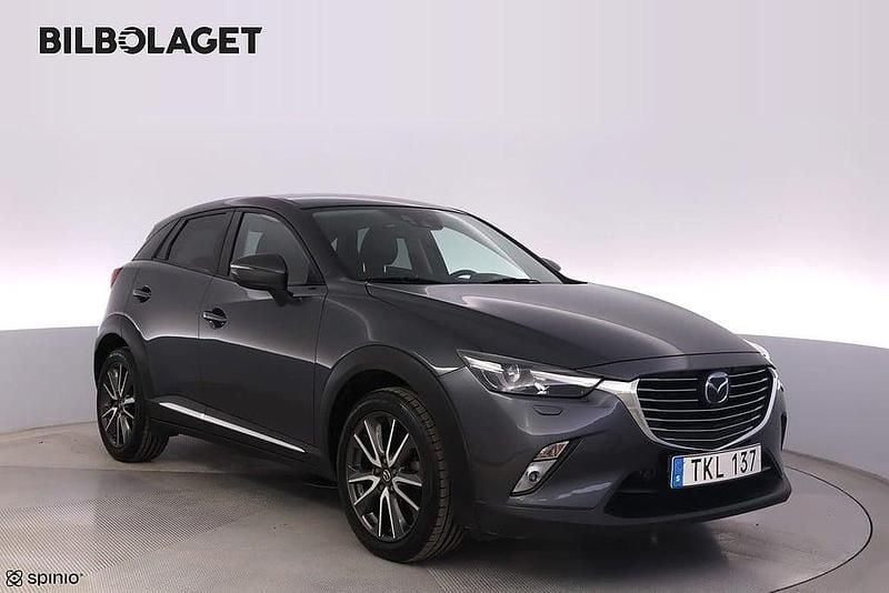 Grå Begagnad 2015 Mazda CX-3 SUV | 169 800 kr (Marknadspris) - Bild 1/4