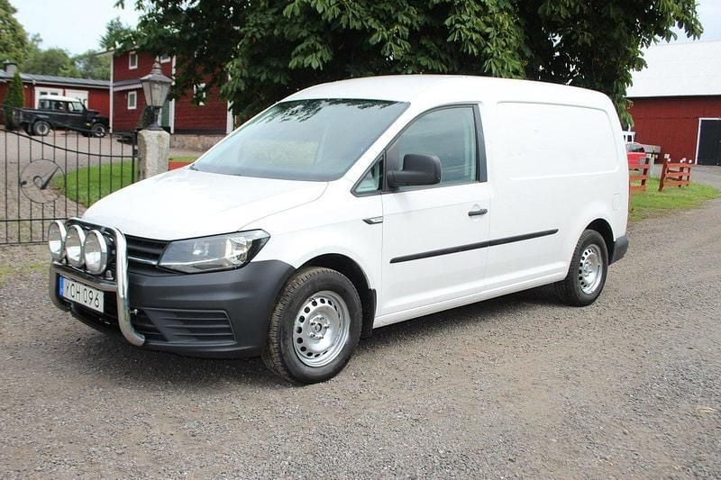 Vit Begagnad 2016 VW Caddy Maxi Minibuss | 69 900 kr (Marknadspris) - Bild 1/4