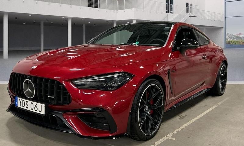 Röd Begagnad 2025 Mercedes CLE53 AMG Premium Plus Sportkupé | 939 000 kr - Bild 1/4
