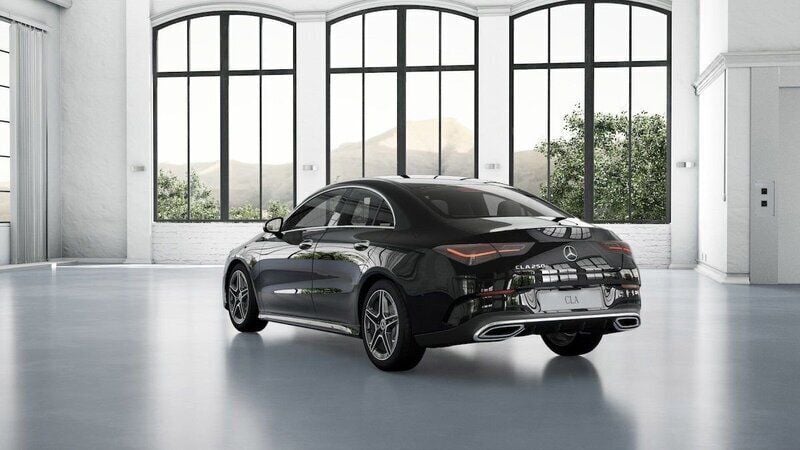 Ny Mercedes CLA250e AMG 272 HK (200 kW) 2025 Svart Sedan