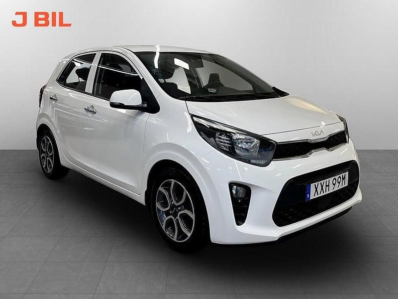 Vit Begagnad 2021 Kia Picanto Advance Halvkombi | 149 900 kr (Marknadspris) - Bild 1/3