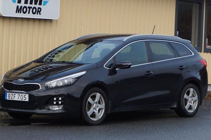 Svart Begagnad 2016 Kia Ceed Sportswagon GT-Line Kombi | 89 900 kr (Marknadspris) - Bild 1/4