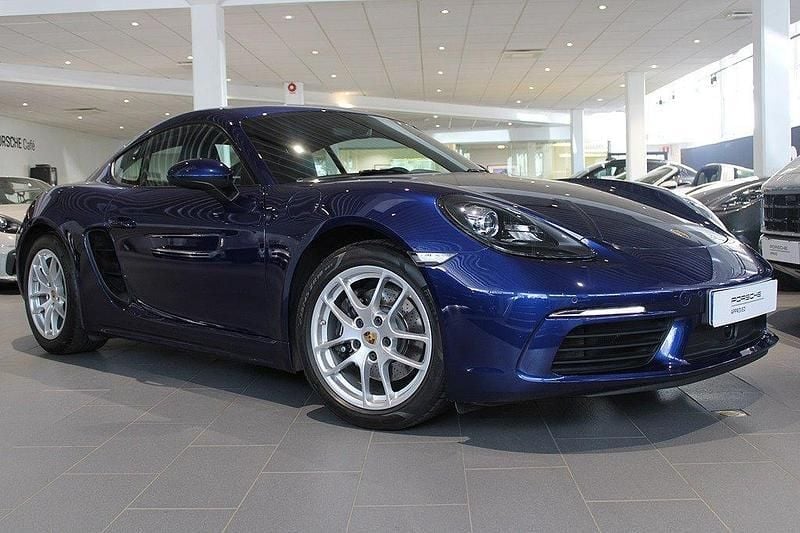 Blå Begagnad 2021 Porsche 718 Cayman Sportkupé | 625 000 kr - Bild 1/4