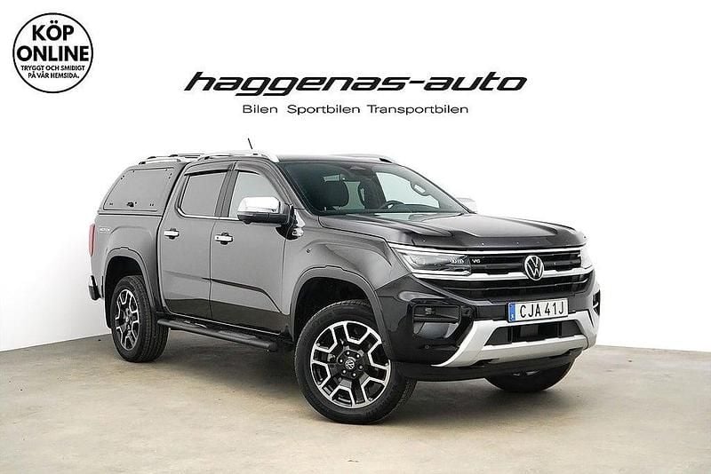 Svart Begagnad 2023 VW Amarok Style Pickup | 549 000 kr (Superpris) - Bild 1/4