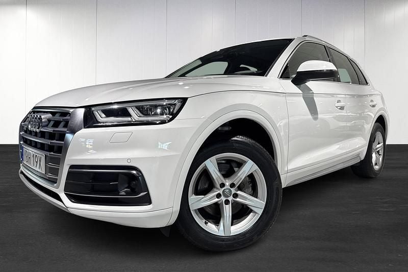 Vit (white) Begagnad 2019 Audi Q5 Proline SUV | 299 000 kr (Marknadspris) - Bild 1/4