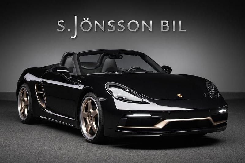 Jet black metallic Begagnad 2021 Porsche 718 Boxster GTS Edition Cab | 1 049 000 kr - Bild 1/4