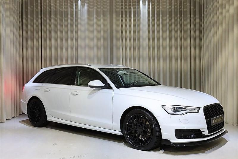 Begagnad Audi A6 S-Line 272 HK (200 kW) 2014 Vit Kombi
