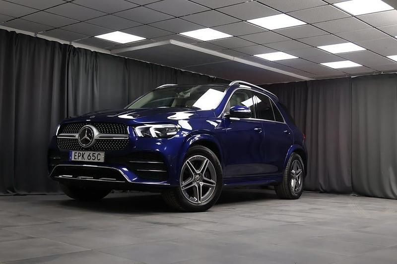 Begagnad Mercedes GLE450 AMG AMG Line Premium Plus 367 HK (269 kW) 2020 Blå SUV