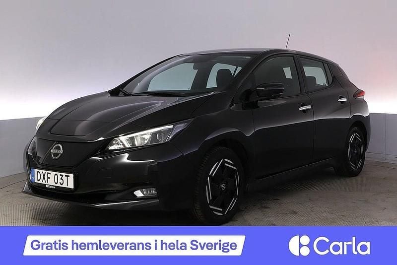 Svart Begagnad 2022 Nissan Leaf Acenta Halvkombi | 172 900 kr (Bra pris) - Bild 1/4
