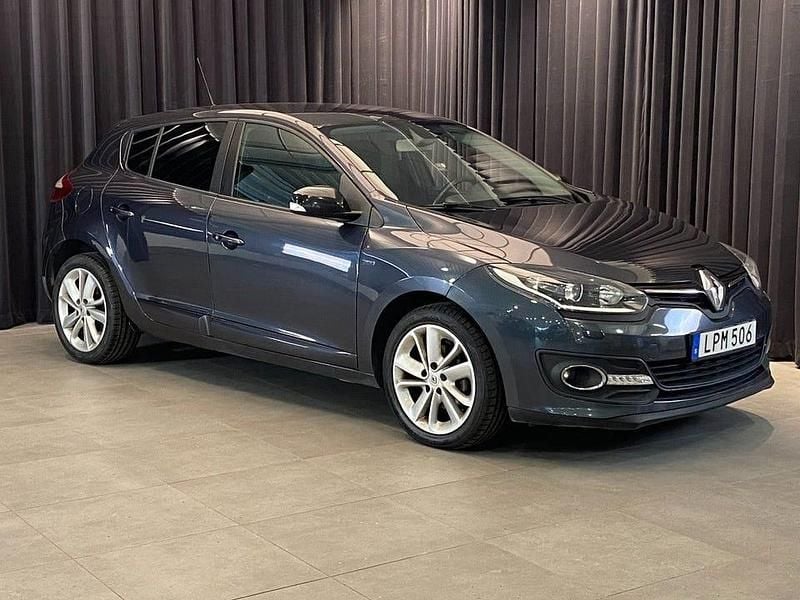 Grå Begagnad 2014 Renault Mégane III LIMITED Halvkombi | 82 900 kr (Dyr) - Bild 1/4