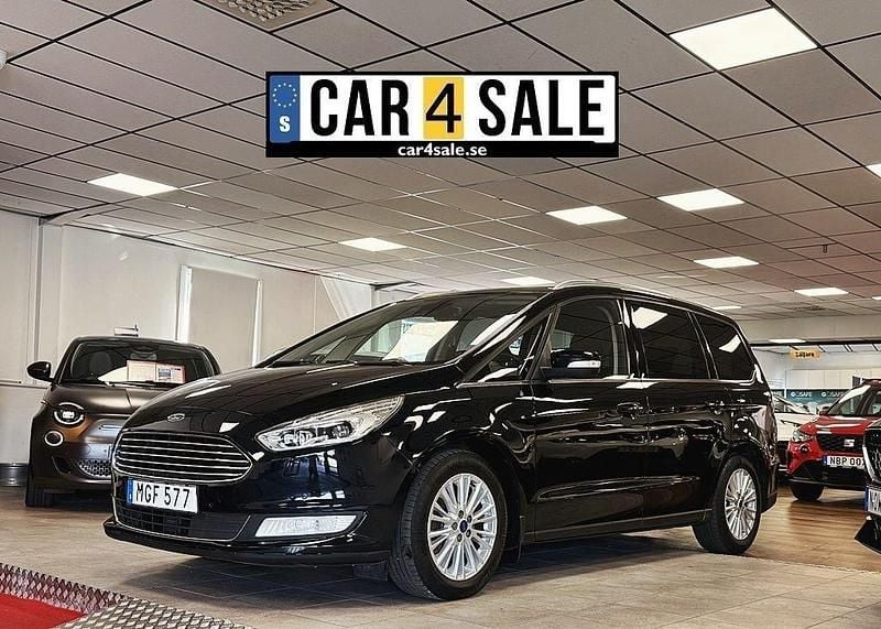Svart Begagnad 2015 Ford Galaxy Minibuss | 149 900 kr - Bild 1/4