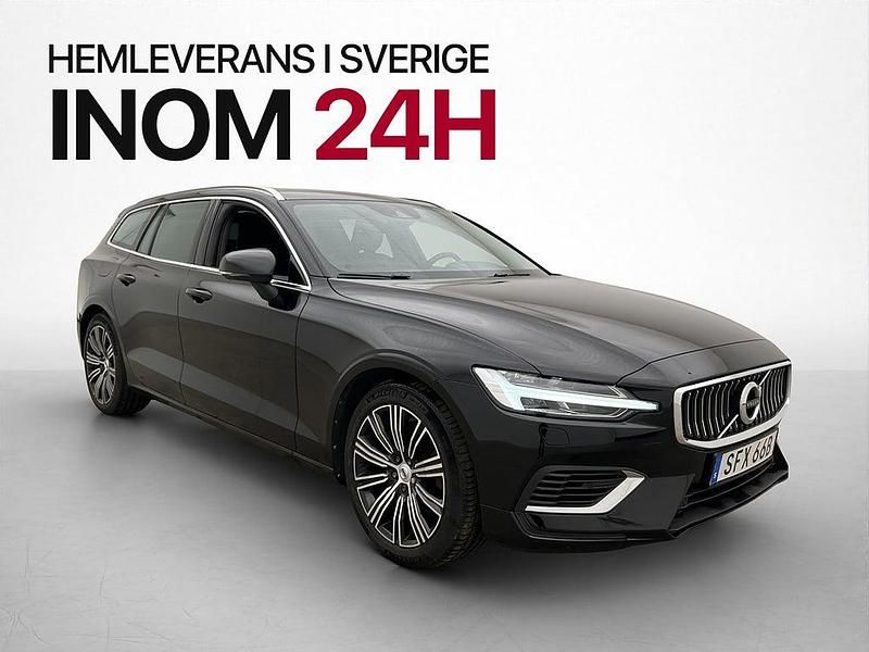 Begagnad Volvo V60 Inscription 253 HK (186 kW) 2021 Svart Kombi