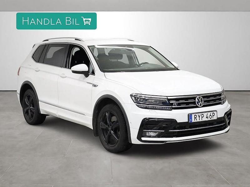 Begagnad VW Tiguan Allspace R-line 200 HK (147 kW) 2018 Vit SUV