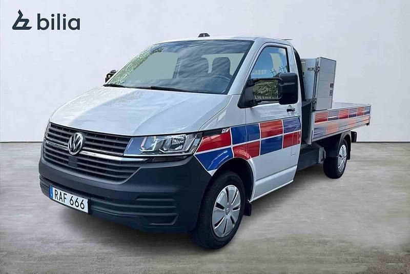Vit Begagnad 2023 VW T6.1 Van | 337 375 kr (Superpris) - Bild 1/1