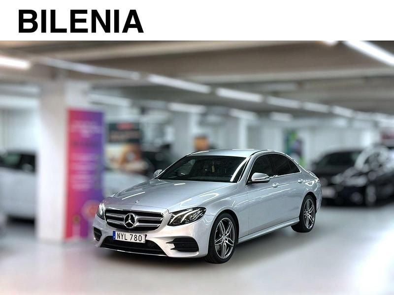 Silver Begagnad 2016 Mercedes E220 AMG Sedan | 269 900 kr (Bra pris) - Bild 1/3