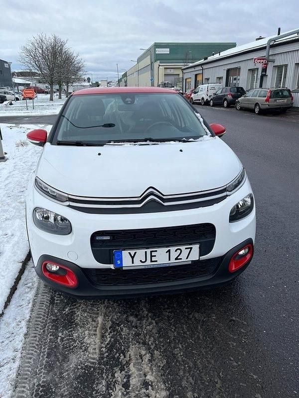 Vit Begagnad 2016 Citroën C3 Halvkombi | 72 000 kr (Bra pris) - Bild 1/4