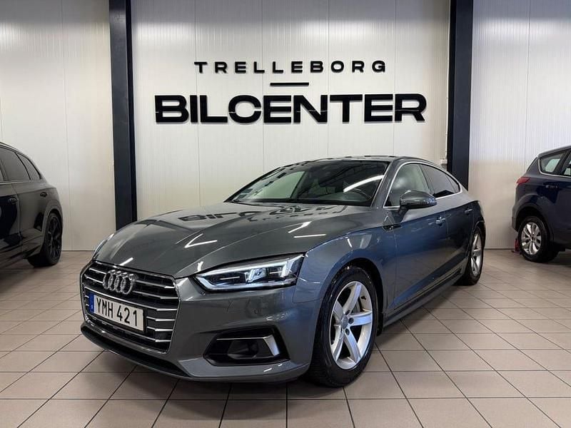 Grå Begagnad 2018 Audi A5 Sportback Proline Halvkombi | 249 900 kr (Bra pris) - Bild 1/4