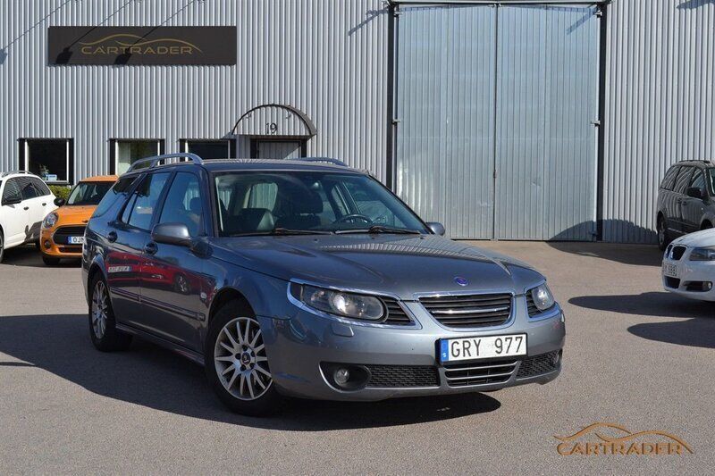 Grå Begagnad 2008 Saab 9-5 Vector Kombi | 26 900 kr (Marknadspris) - Bild 1/4
