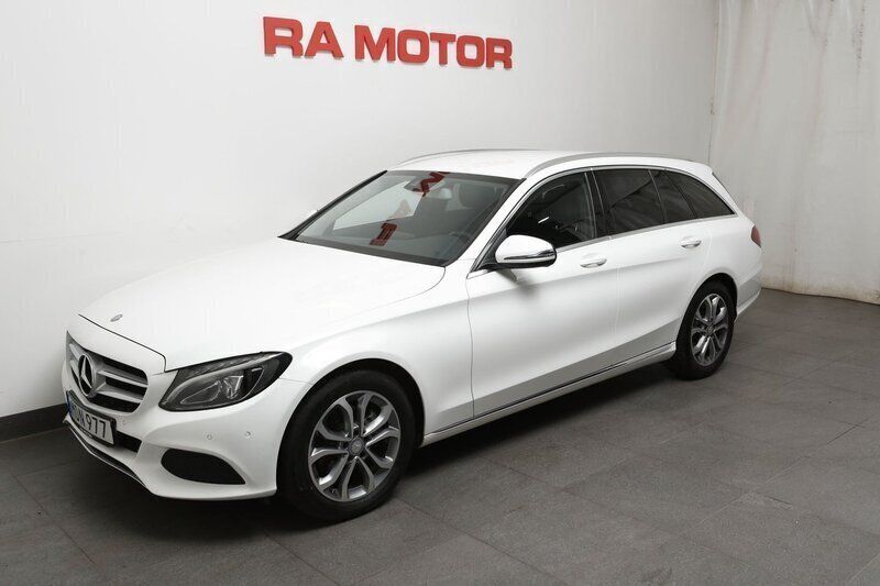 Vit Begagnad 2016 Mercedes C200 Avantgarde Kombi | 219 900 kr (Bra pris) - Bild 1/3